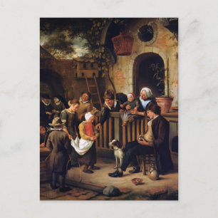 Carte Postale Jan Steen - Petit collectionneur