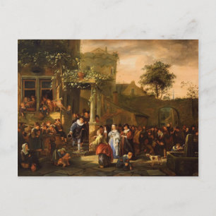 Carte Postale Jan Steen - Un Mariage de village