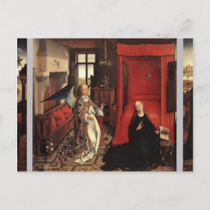 Carte Postale Jan van Eyck - L'Annonciation