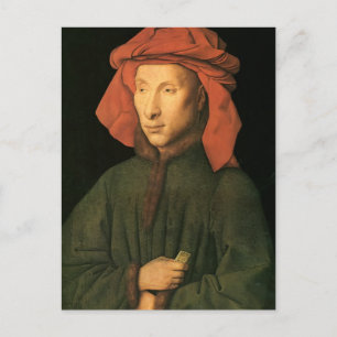 Carte Postale Jan van Eyck - Portrait de Giovanni Arnolfini