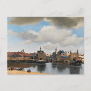 Carte Postale Jan Vermeer - Vue sur Delft