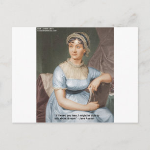 Carte Postale Jane Austen A Aimé U Moins De Citation Sur Les Cad