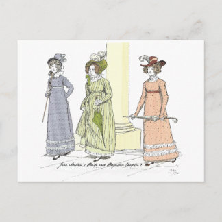 Carte Postale Jane Austen Pride et Préjugés