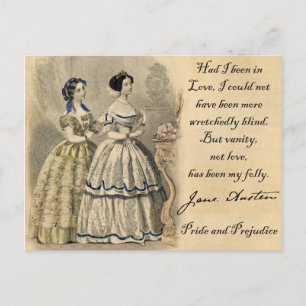 Carte Postale Jane Austen : Vanity