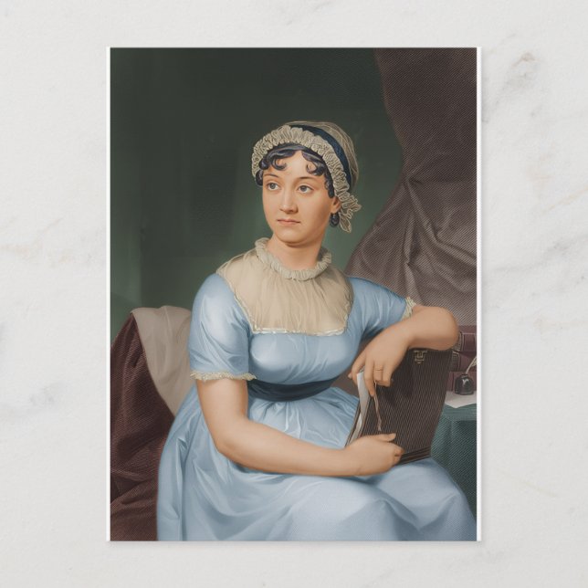 Carte Postale Jane Austen vous invite (Devant)