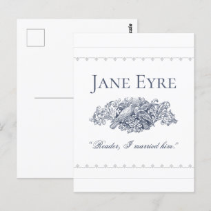 Carte Postale Jane Eyre - Lecteur Je L'Ai Marié - Doses