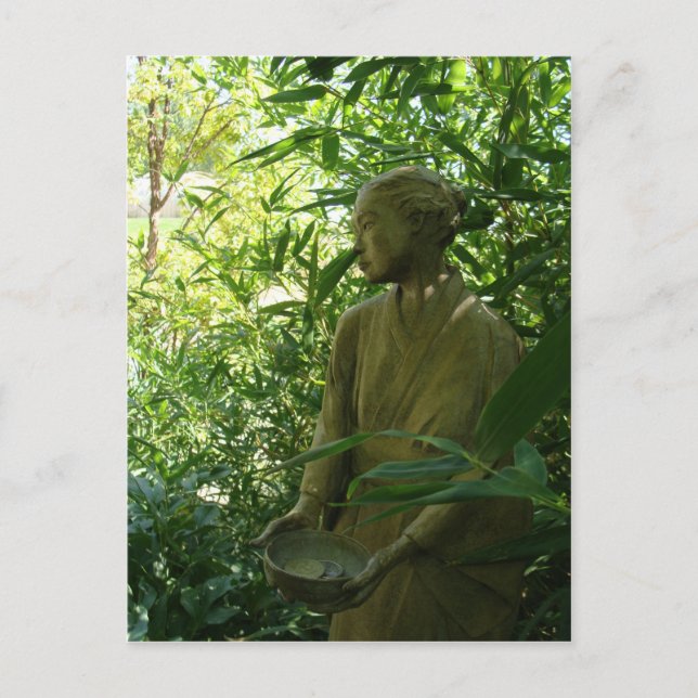 Carte Postale Japanese Garden Statue (Devant)