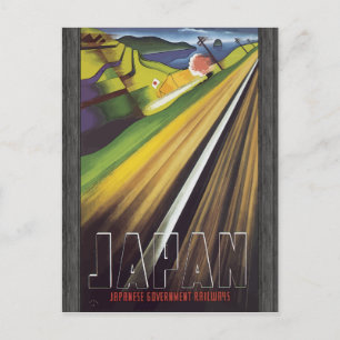 Carte Postale Japon - Chemins de fer du gouvernement japonais, V