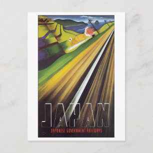 Carte Postale Japon, Japon Gouvernement Poster du Chemin de fer 
