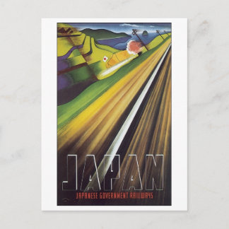 Carte Postale Japon, Japon Gouvernement Poster du Chemin de fer