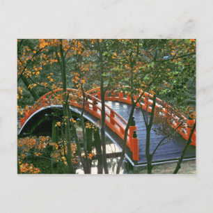 Carte Postale Japon, Nara Pref., Nara. Le Pont Royal brille