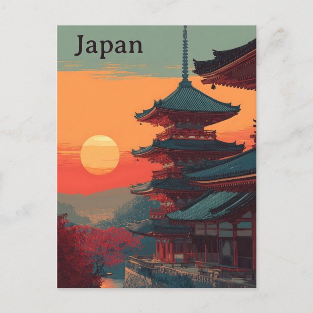 Carte Postale Japon vintage (Devant)