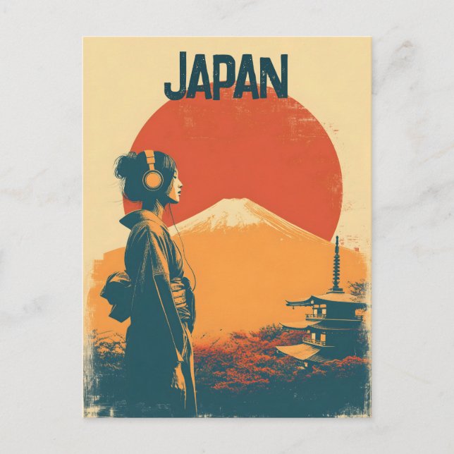 Carte Postale Japon vintage (Devant)