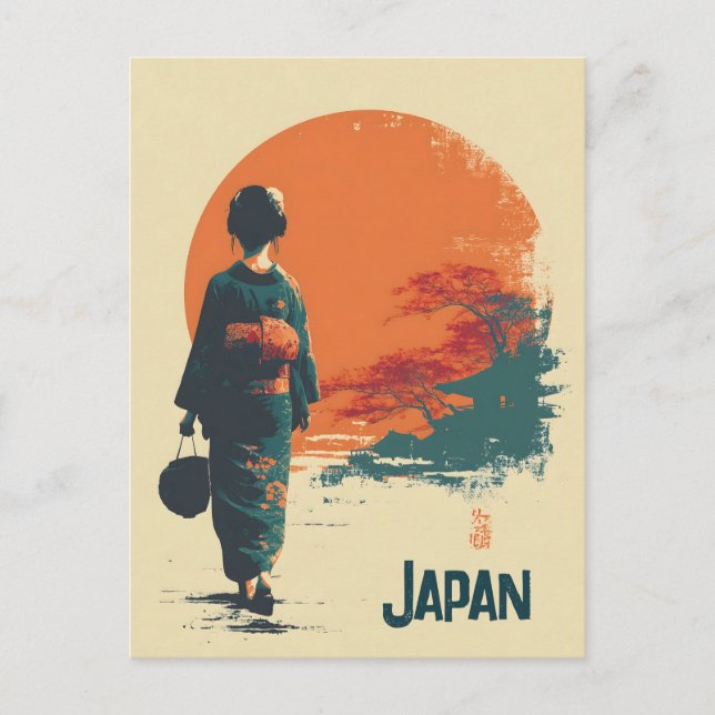 Carte Postale Japon vintage (Devant)