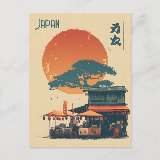 Carte Postale Japon vintage (Devant)