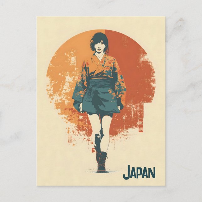 Carte Postale Japon vintage (Devant)