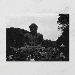 Carte Postale Japon vintage Kamakura Touristes de Grand Bouddha