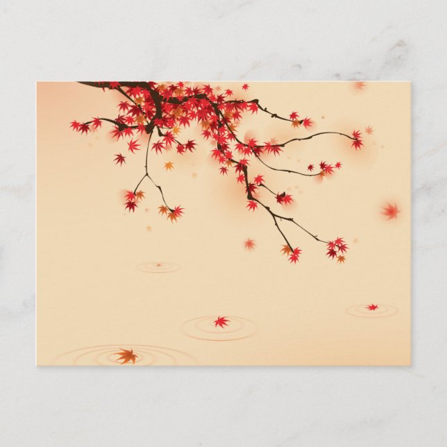 Carte Postale Japonais Autumn (Devant)