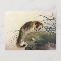 Japonais Print Cat by the Water