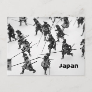 Carte postale Japonaise Samurai Figures