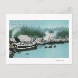 Carte Postale Japonski Island - Potlatchers & Autochtones de Sit