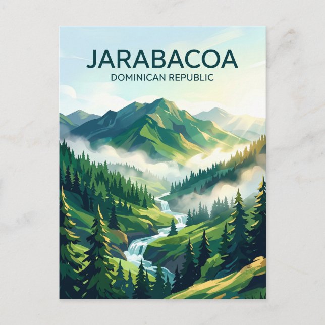 Carte Postale Jarabacoa République dominienne (Devant)