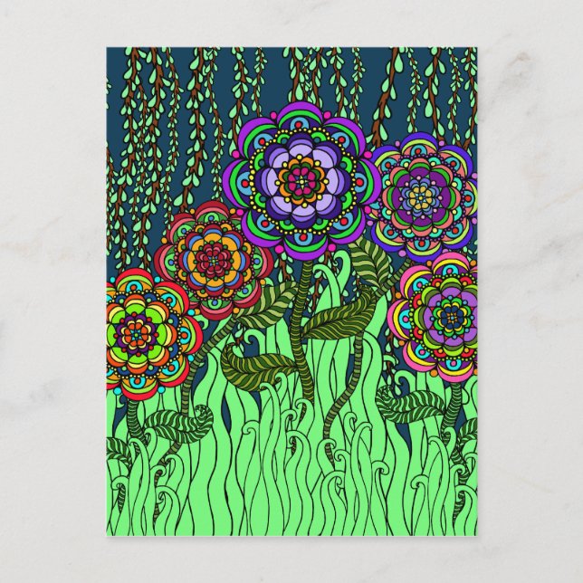 Carte postale Jardin (Devant)