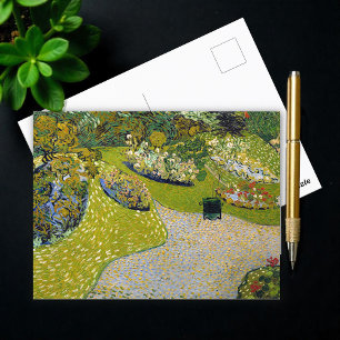 Carte Postale Jardin à Auvers, Vincent van Gogh