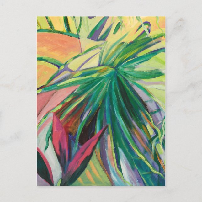 Carte Postale Jardin Abstracto I (Devant)