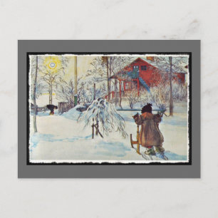 Carte Postale Jardin avant et salle de lavage