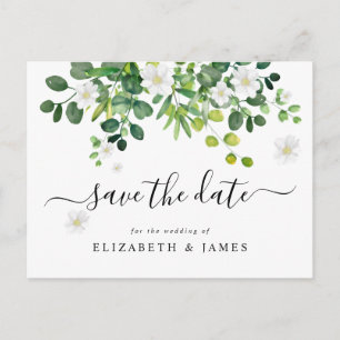 Carte Postale Jardin Botanique Élégant Fleurs Save The Date