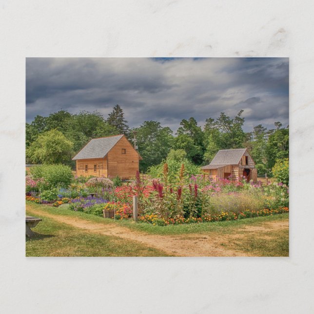 Carte Postale Jardin dans les Adirondacks (Devant)