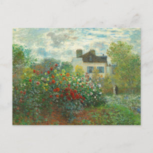 Carte Postale Jardin d'artiste de Monet à Argenteuil Peinture