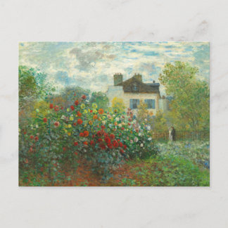 Carte Postale Jardin d'artiste de Monet à Argenteuil Peinture