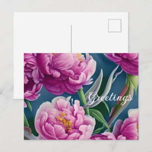 Carte Postale Jardin de campagne enchanteresse