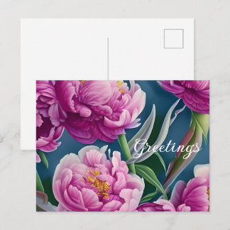 Carte Postale Jardin de campagne enchanteresse