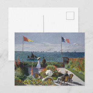 Carte Postale Jardin de Claude Monet à Sainte-Adresse Art Print