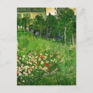 Carte Postale Jardin de Daubigny. Vincent van Gogh. beau