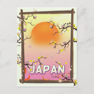 Carte Postale Jardin de fleurs du Japon