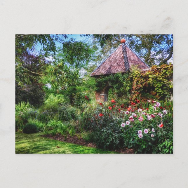 Carte Postale Jardin de Fleurs Enchanté (Devant)