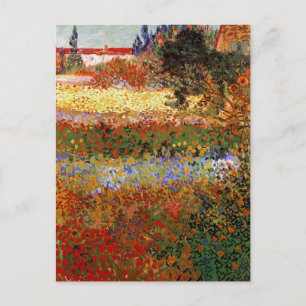 Carte Postale Jardin de fleurs (F430) Van Gogh Art