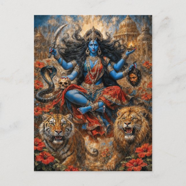 Carte Postale Jardin de Kali (Devant)