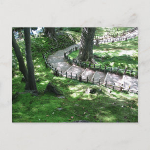 Carte Postale Jardin de Kenrokuen : Kanazawa, Japon