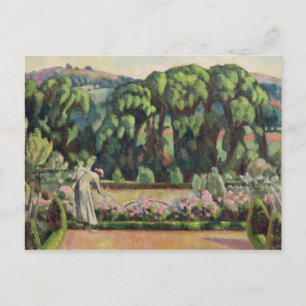 Carte Postale Jardin de l'artiste à Durbins, vers 1915 (huile su