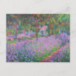 Carte Postale Jardin de l'artiste à Giverny par Claude Monet<br><div class="desc">Artist's Garden at Giverny (1900) de Claude Monet est une peinture naturelle de grand art impressionniste vintage présentant des fleurs dans les jardins Claude Monet de sa maison à Giverny, France. À propos de l'artiste : Claude Monet (1840-1926) est un fondateur du mouvement de peinture impressionniste française, dont la plupart...</div>