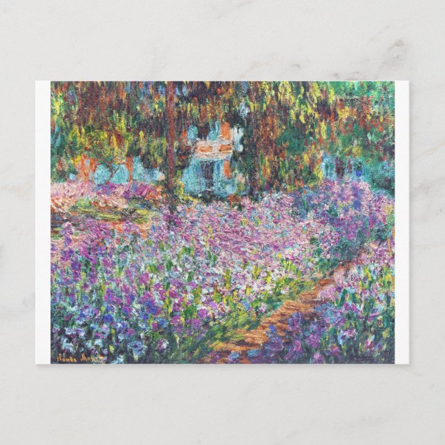 Carte Postale Jardin de l'artiste Giverny (Devant)