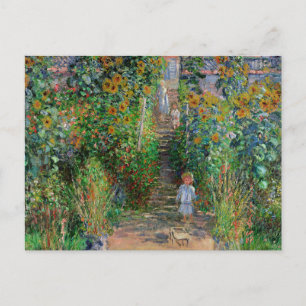 Carte Postale Jardin de Monet Vetheuil Impressionim Peinture