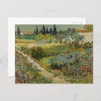Carte Postale Jardin de peinture classique de Van Gogh à Arles