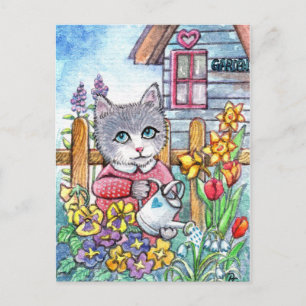 Carte Postale Jardin de printemps