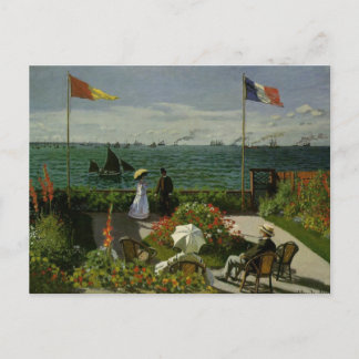 Carte Postale Jardin de Saint Adresse par Claude Monet